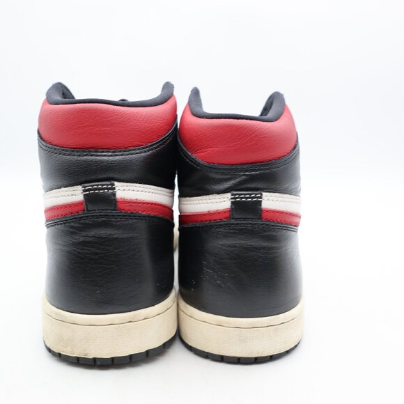 Nike Jordan 1 Retro High Black Gym Red Men's Size 11 Black White Sail 555088-061 - Picture 5 of 10